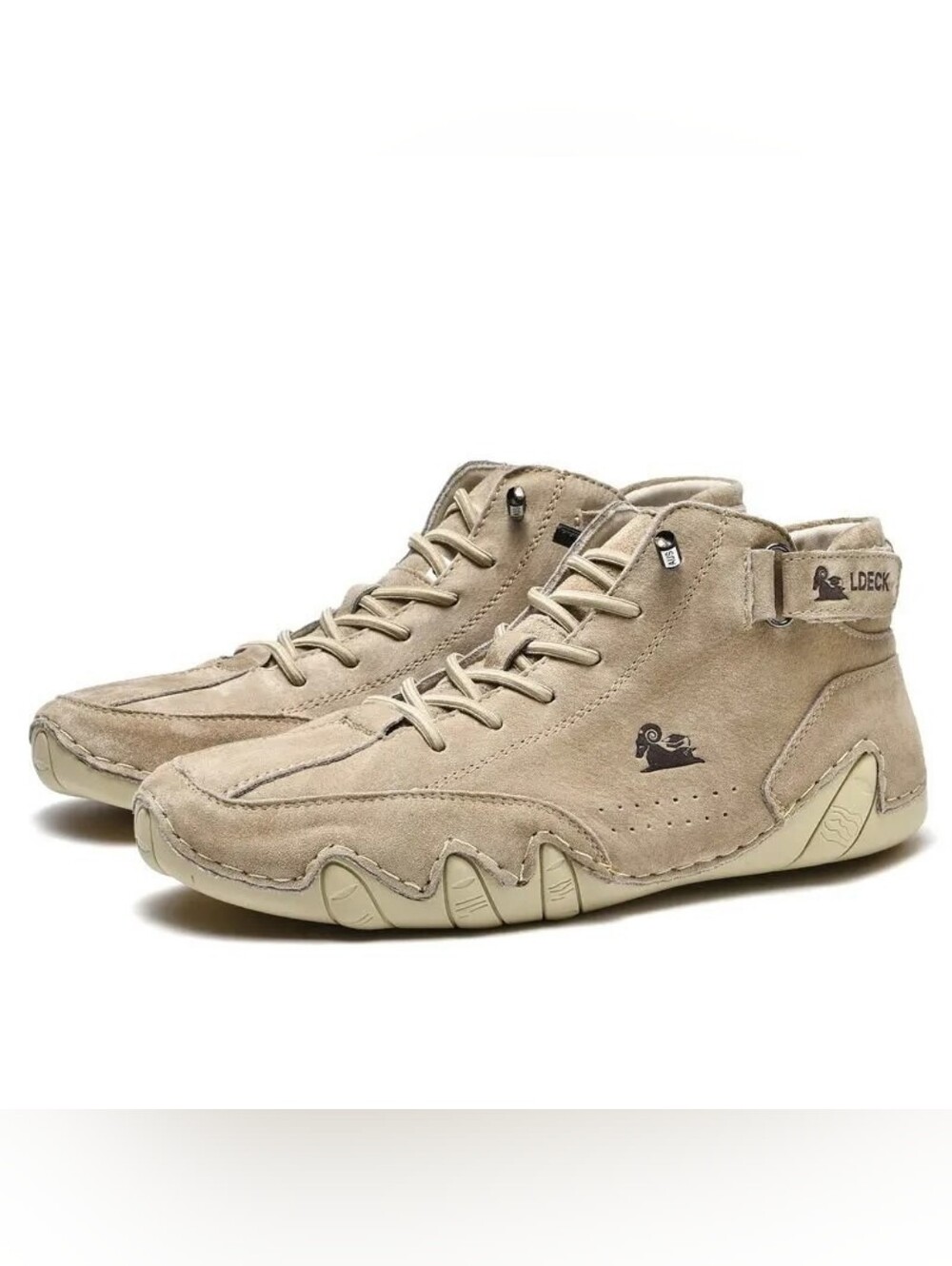 LDeck Aus Suede Boxing Shoes Mens Size 10 (EU 44) Tan Chukka Boots